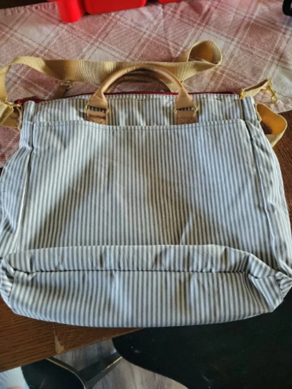Skip hop striped diaper bag